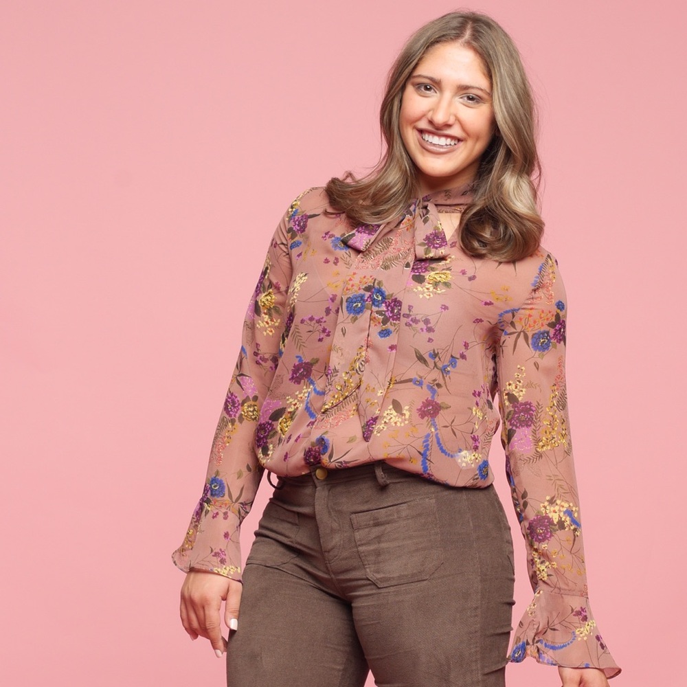 Patterned Blouse - image 1